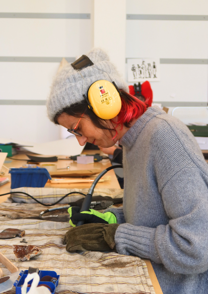 Atelier fonderie, Héléna Guy Lhomme © Le JAD 
