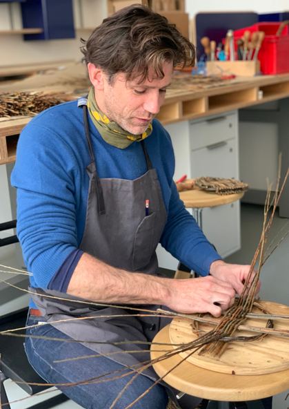 Atelier vannerie, Martin Blanchard, designer workshops collectifs